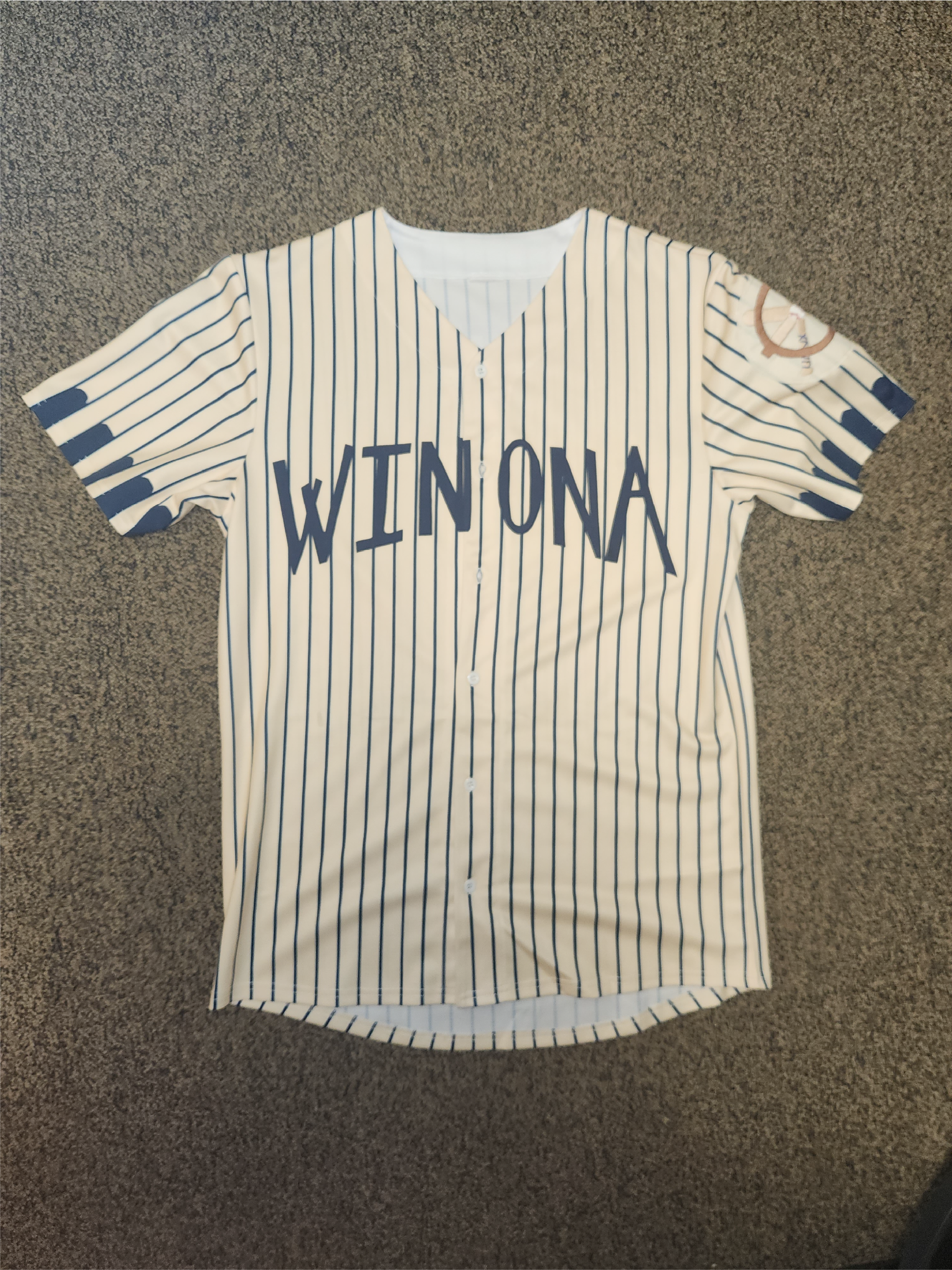 Picture of the Winona Wave Rider team away jersey front