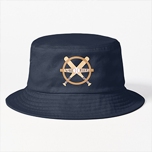 Bucket hat with WWR alternate logo on the front