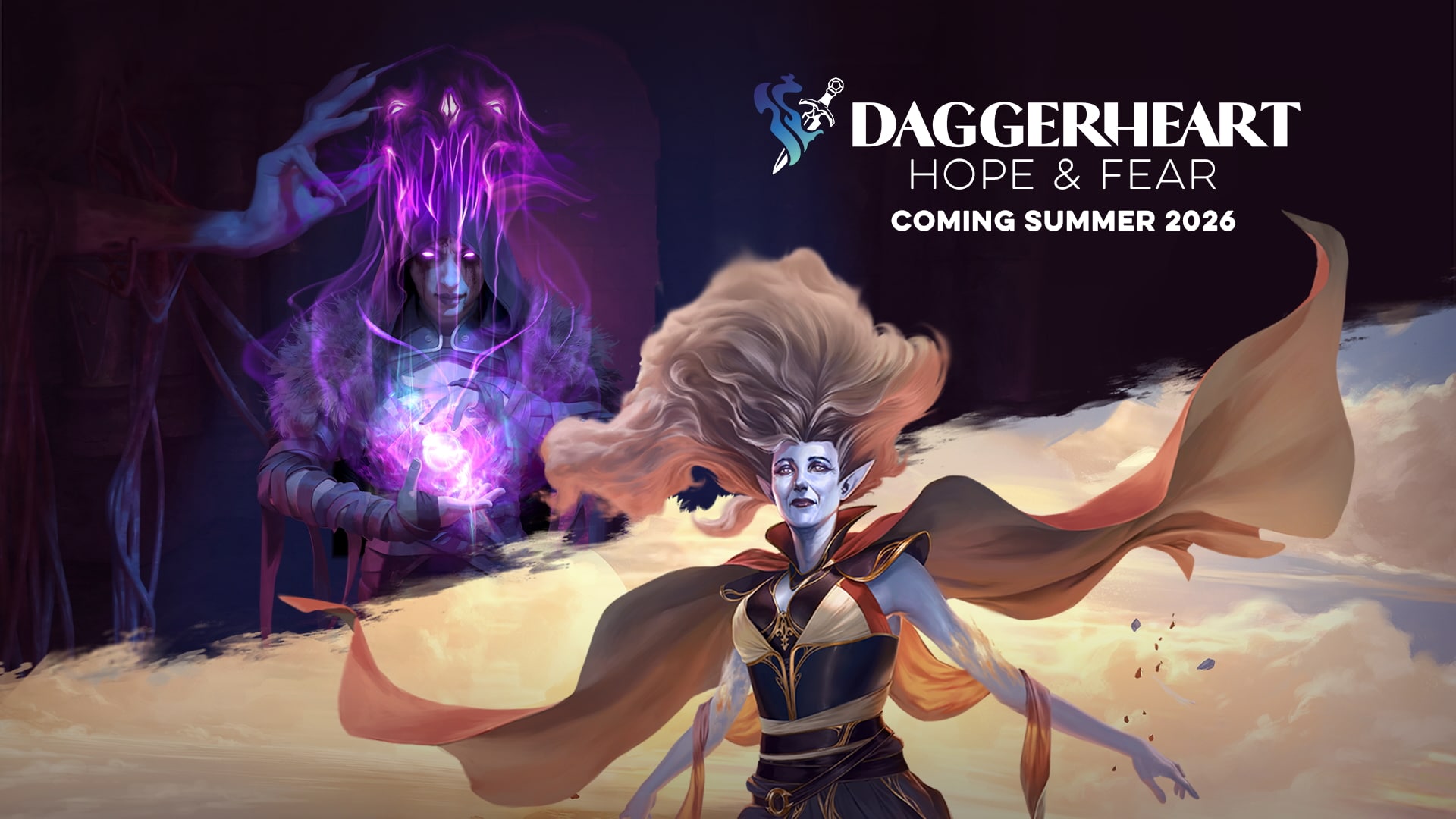 Cover for Daggerheart's new expansion: Hope and Fear
